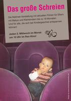 Plakatmotiv "Kinderwagen-Kino"